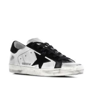 GOLDEN GOOSE Sneaker in Silver/Black